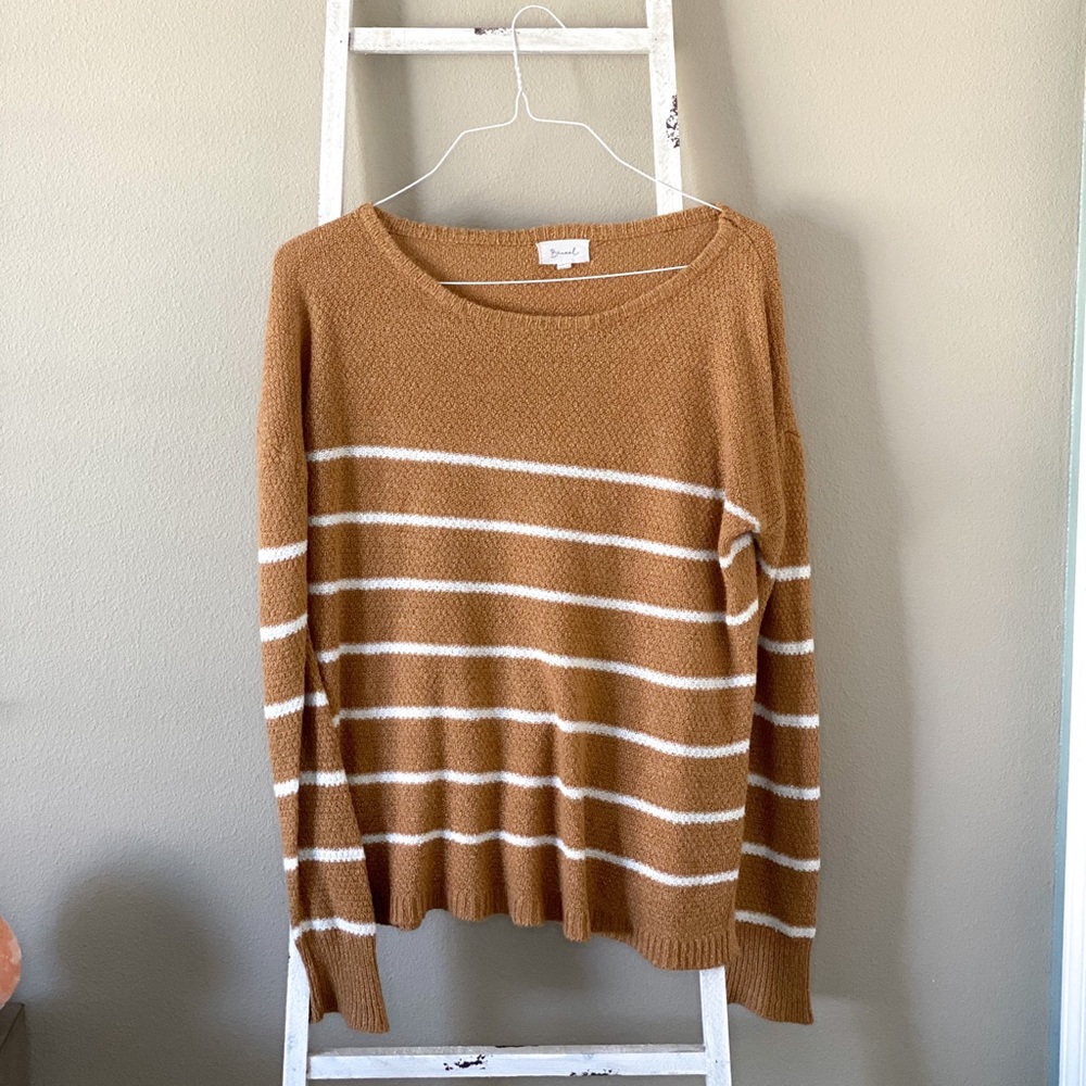 Striped Sweater, Size: L